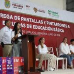 Gobierno de Veracruz equipa a 69 escuelas en Soledad de Doblado y Cotaxtla