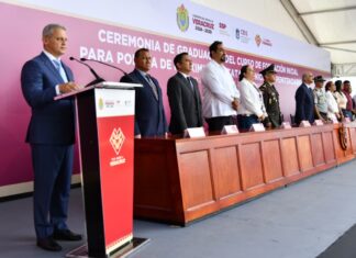 Fortalece Veracruz capacidades operativas con 47 nuevos elementos de seguridad