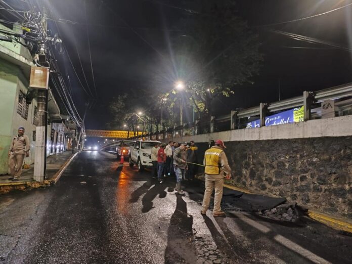Xalapa continúan labores por lluvias