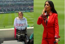Rocío Nahle reconoce participación de Salma Hayek y Yolett Cervantes en inauguración del Mundial