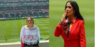 Rocío Nahle reconoce participación de Salma Hayek y Yolett Cervantes en inauguración del Mundial