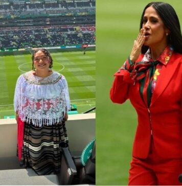 Rocío Nahle reconoce participación de Salma Hayek y Yolett Cervantes en inauguración del Mundial