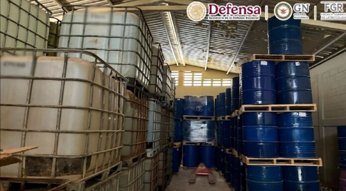 Operativo histórico en Los Mochis: decomisan 24 mil litros de metanfetamina