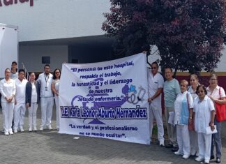 Enfermeras respaldan a jefa del Hospital General de Zona 11 del ISSSTE en Xalapa; rechazan acusaciones