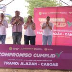 Cumplen Claudia Sheinbaum y Rocío Nahle compromiso con la carretera federal 127