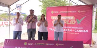 Cumplen Claudia Sheinbaum y Rocío Nahle compromiso con la carretera federal 127