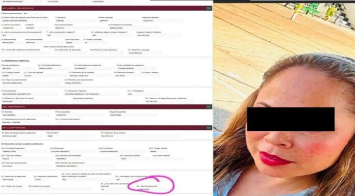 Certificado de defunción clasifica como homicidio la muerte de Dafne, la adolescente fallecida en un campamento militar
