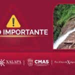 Deslizamiento de tierra daña línea de conducción de agua, habrá algunas colonias sin servicio; la CMAS iniciará reparación