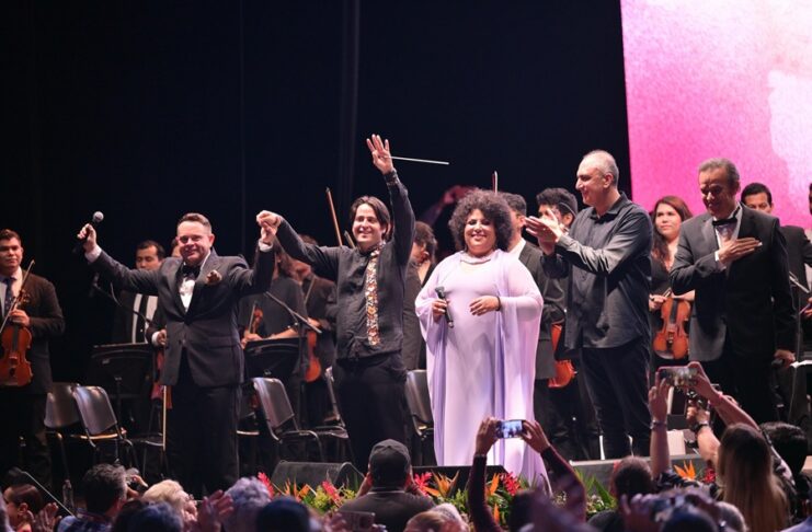 Con la unión de tres voces extraordinarias cerró el Festival del Bolero y el Jazz