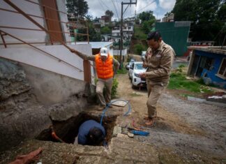 Ayuntamiento de Xalapa realiza diversas acciones de reparación en la red de agua potable