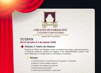 Llega el Circuito de Formación en Teatro Comunitario y Proyectos Comunitarios a Tuxpan