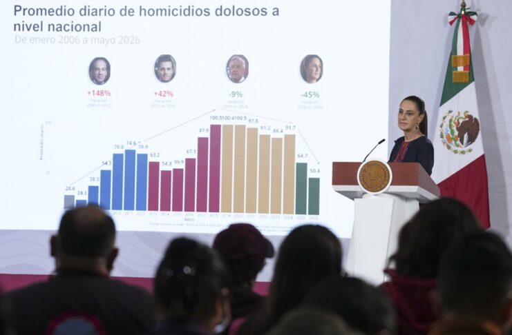 Acusa Presidenta que acuerdo de Estados Unidos con Los Chapitos generó más violencia en México