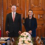 Presidenta Sheinbaum recibe al representante comercial de Estados Unidos, Jamieson Greer