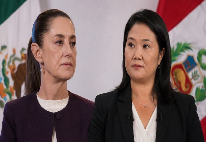 Claudia Sheinbaum y Keiko Fujimori
