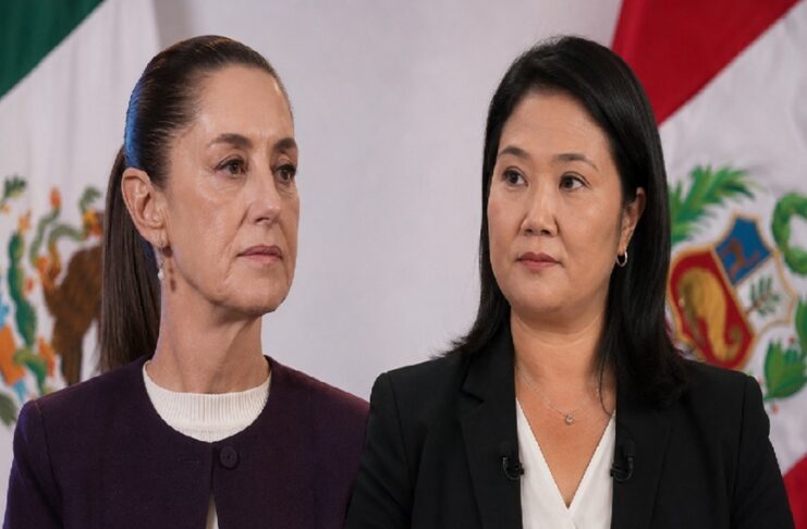 Keiko Fujimori abre la puerta a recomponer la relación con México; Sheinbaum mantiene la cautela