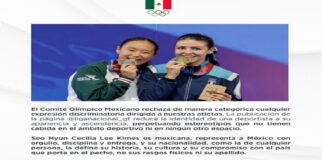 Comité Olímpico Mexicano condena expresiones discriminatorias contra atleta mexicana de origen coreano