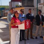 Trabaja Ayuntamiento para que la gente viva mejor; entrega Daniela Griego obra número 17 de la Administración