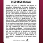 El Universal ofrece disculpa pública a López Obrador por publicación sobre Carlos Monsiváis
