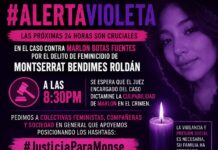 #AlertaVioleta: Justicia para Monserrat Bendimes