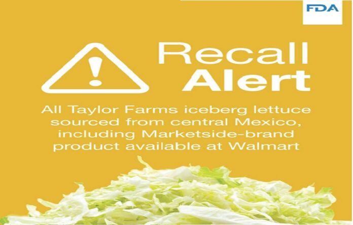 FDA alerta lechuga