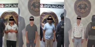 Detenidos agresores y cómplices de menor en Chiapas