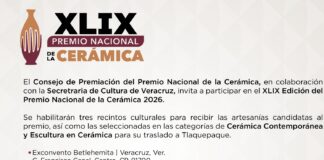 SECVER habilita tres sedes para recibir obras participantes del Premio Nacional de Cerámica