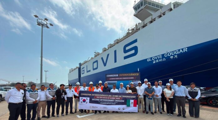 Segundo cruce de Hyundai Glovis afianza a Veracruz y al CIIT como alternativa logística