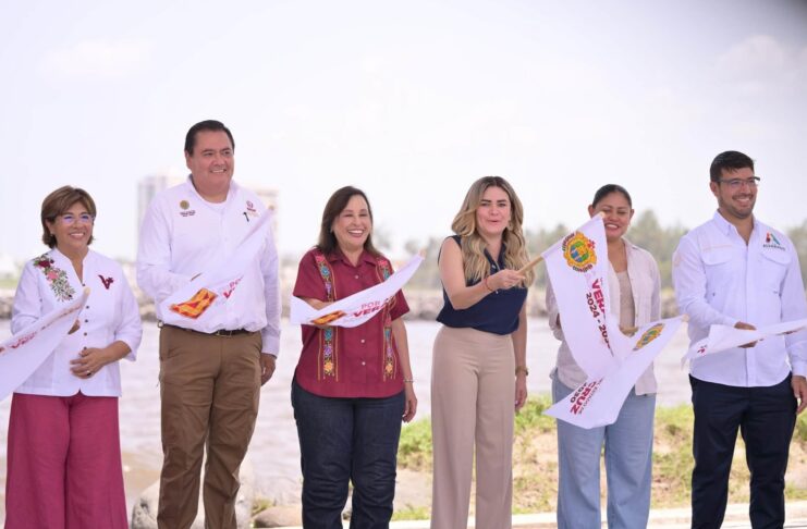 Cumple Rocío Nahle compromiso; inicia construcción del Puente del Sotavento