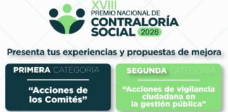 Abierta convocatoria para participar en el Premio Nacional de Contraloría Social 2026