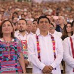 Rocío Nahle refrenda la hermandad entre Veracruz y Oaxaca en la Guelaguetza