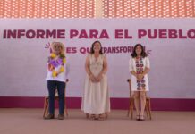 Diputada Naomi Santos rinde cuentas al distrito de Minatitlán