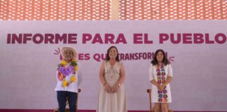 Diputada Naomi Santos rinde cuentas al distrito de Minatitlán