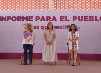 Diputada Naomi Santos rinde cuentas al distrito de Minatitlán