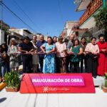 Entrega Daniela Griego primera obra de pavimentación integral realizada con recursos federales