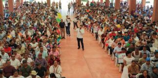 Gómez Cazarín entrega 437 millones a 700 comités en el “FAISPIAM”