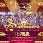 La Sonora Santanera con María Fernanda llega a los Jueves Musicales de Plaza Lerdo