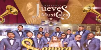 La Sonora Santanera con María Fernanda llega a los Jueves Musicales de Plaza Lerdo