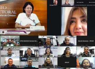 OPLE VER comparte experiencia sobre elecciones Judiciales con IEEPCO Oaxaca