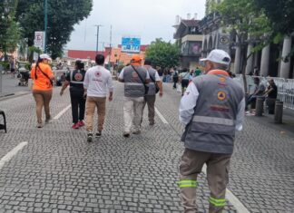 Implementa PC operativo preventivo en Xalapa y Veracruz por transmisión del partido de la Selección Mexicana