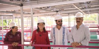 Rocío Nahle entrega planta potabilizadora para 48 mil habitantes de Pueblo Viejo y Tampico Alto