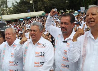 Sección 32 del SNTE toma SEV y exige remoción de Claudia Tello