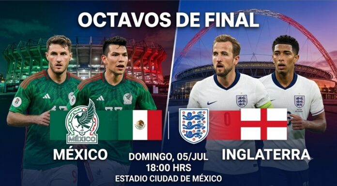Inglaterra será el rival del Tri en los octavos de final este domingo.