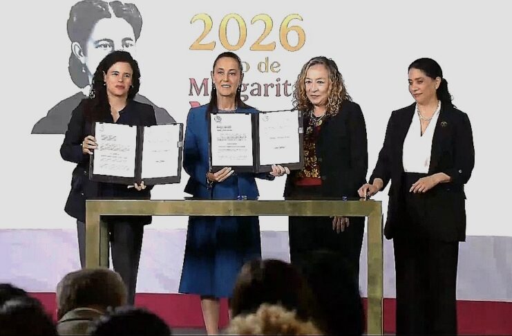 Sheinbaum endurece Ley General contra Feminicidio con acciones y penas de 70 años