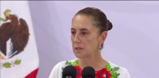 Claudia Sheinbaum reporta al momento saldo blanco por fuerte sismo en Chiapas.