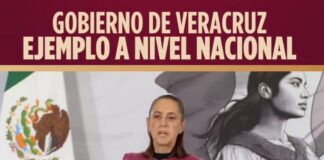 Reconoce Presidenta de México estrategia financiera de Rocío Nahle para Veracruz