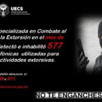 UECS reporta inhabilitación de 577 líneas telefónicas para extorsión en Veracruz