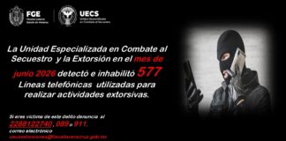 UECS reporta inhabilitación de 577 líneas telefónicas para extorsión en Veracruz