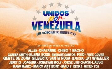 Estrellas de la música se unen al concierto benéfico “Unidos por Venezuela”