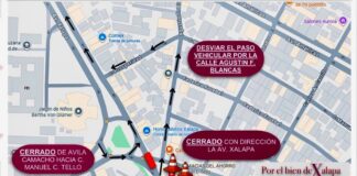 #Xalapa: Este lunes por la noche inicia rehabilitación de losas en 20 de Noviembre