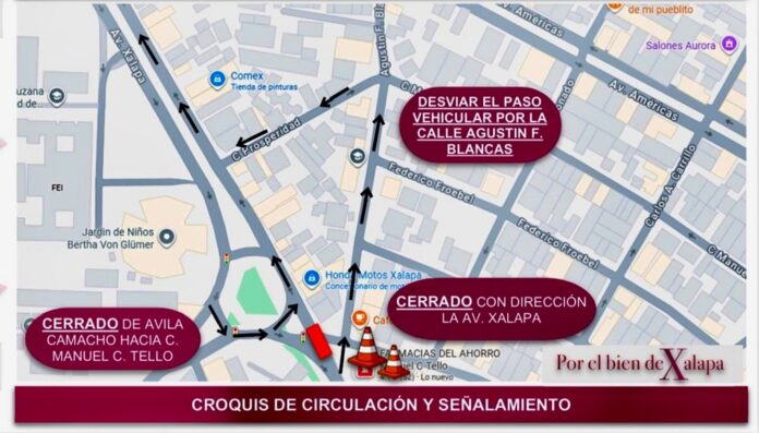 Xalapa Cierran 20 de Noviembre